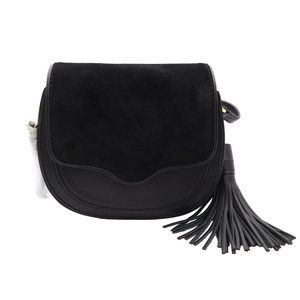 Rebecca Minkoff Suki Black Saddle Large Handbag